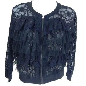 Abbey Dawn Y2K Lace Jacket